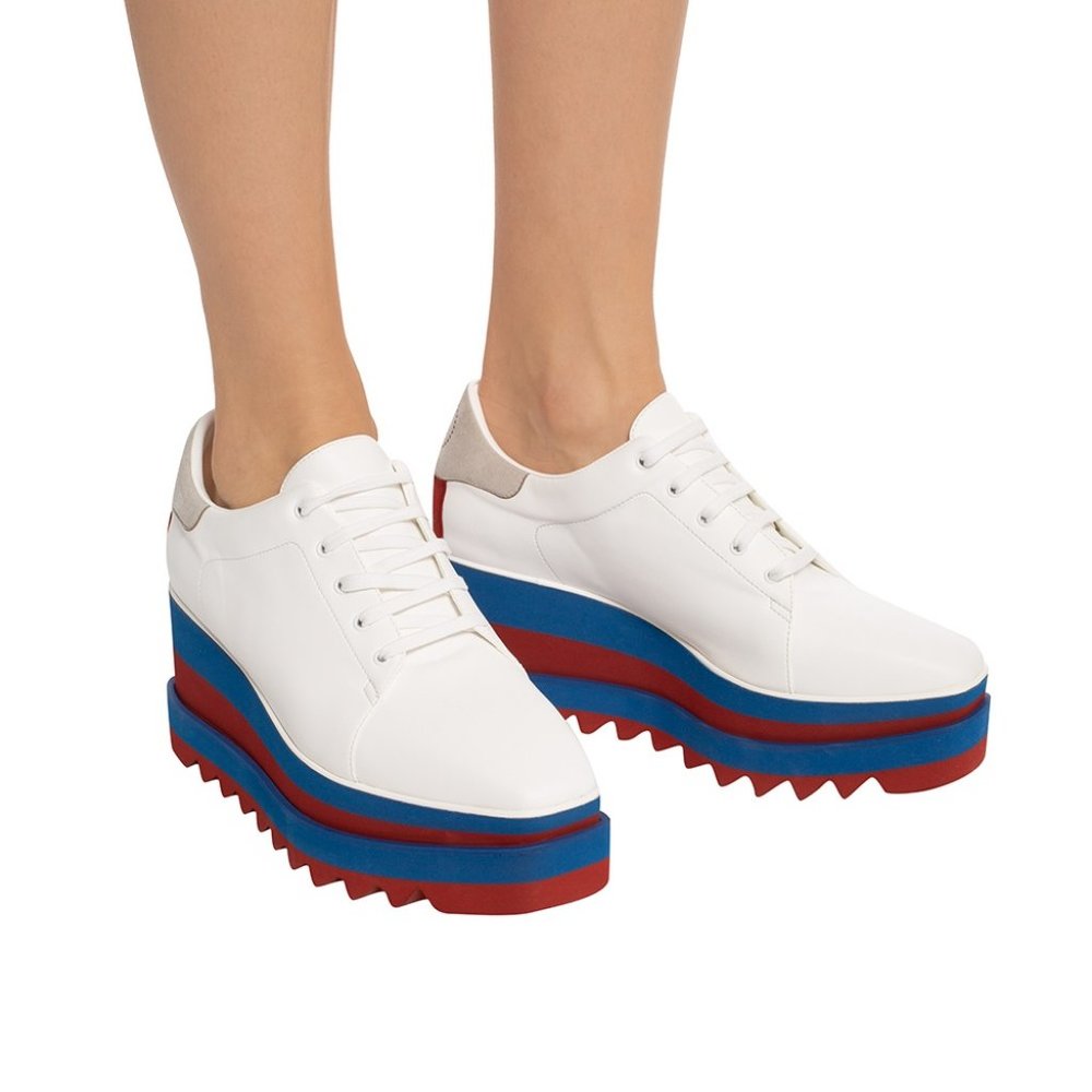 Stella McCartney Women's Elyse Platform Sneakers - Picture 5 of 9
